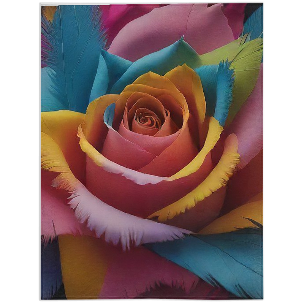 A ROSE IS...Minky Blanket
